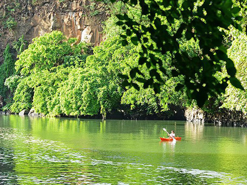 Mauritius Otentic Eco Tent Kayak activity