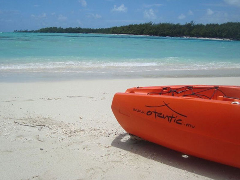 Mauritius Otentic Eco Tent Sea Kayak activity