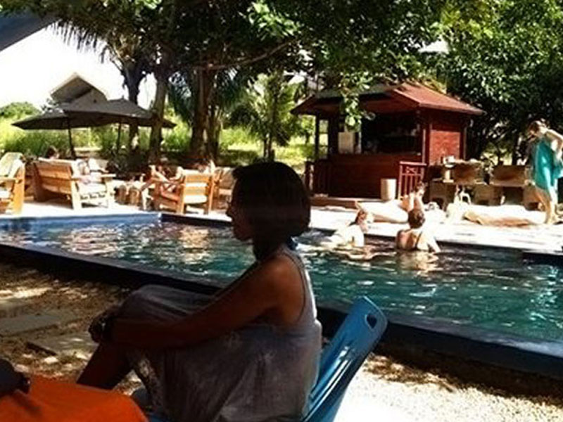 Otentic Mauritius Relaxing moments by the swimming pool